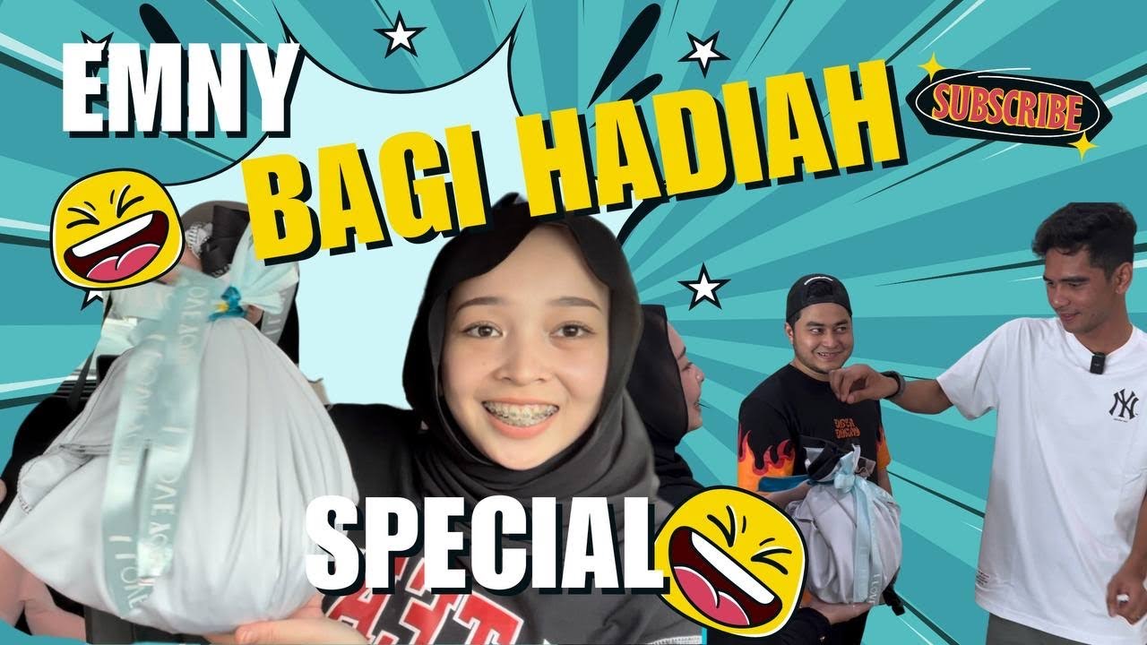 PRANK KANDA JADI SWEET 🎁 SEMUA TAKUT DENGAN HADIAH EMNY BERBAU!!