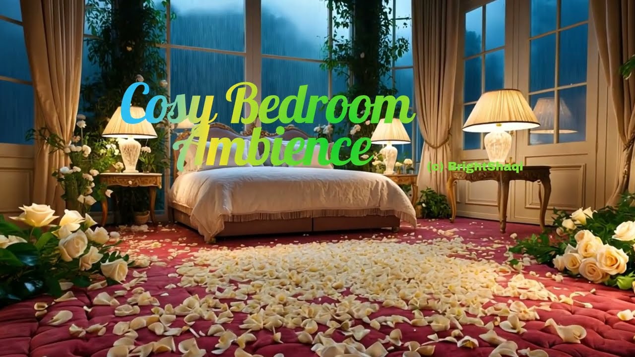Watch 5min and feel better instantly: Relaxing Nature Rain Sounds in a Cosy Bedroom Ambience