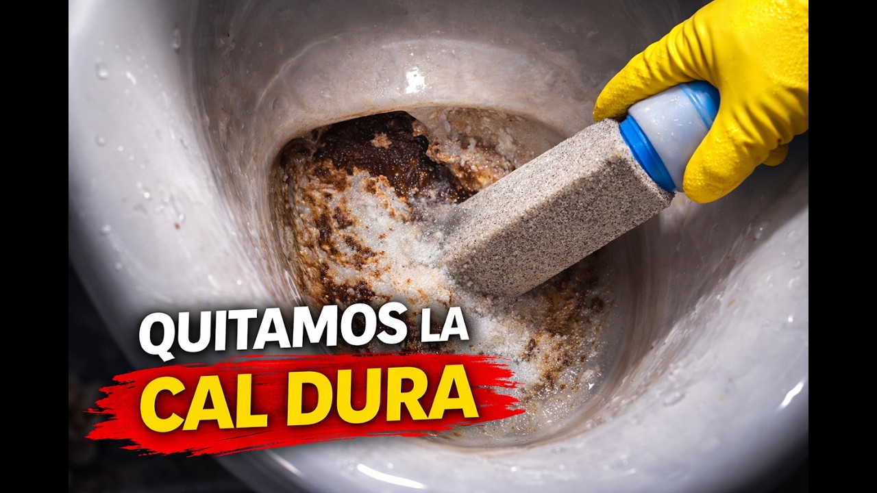 🚽 El fondo del WC blanco otra vez: el método que SÍ funciona (sin químicos)