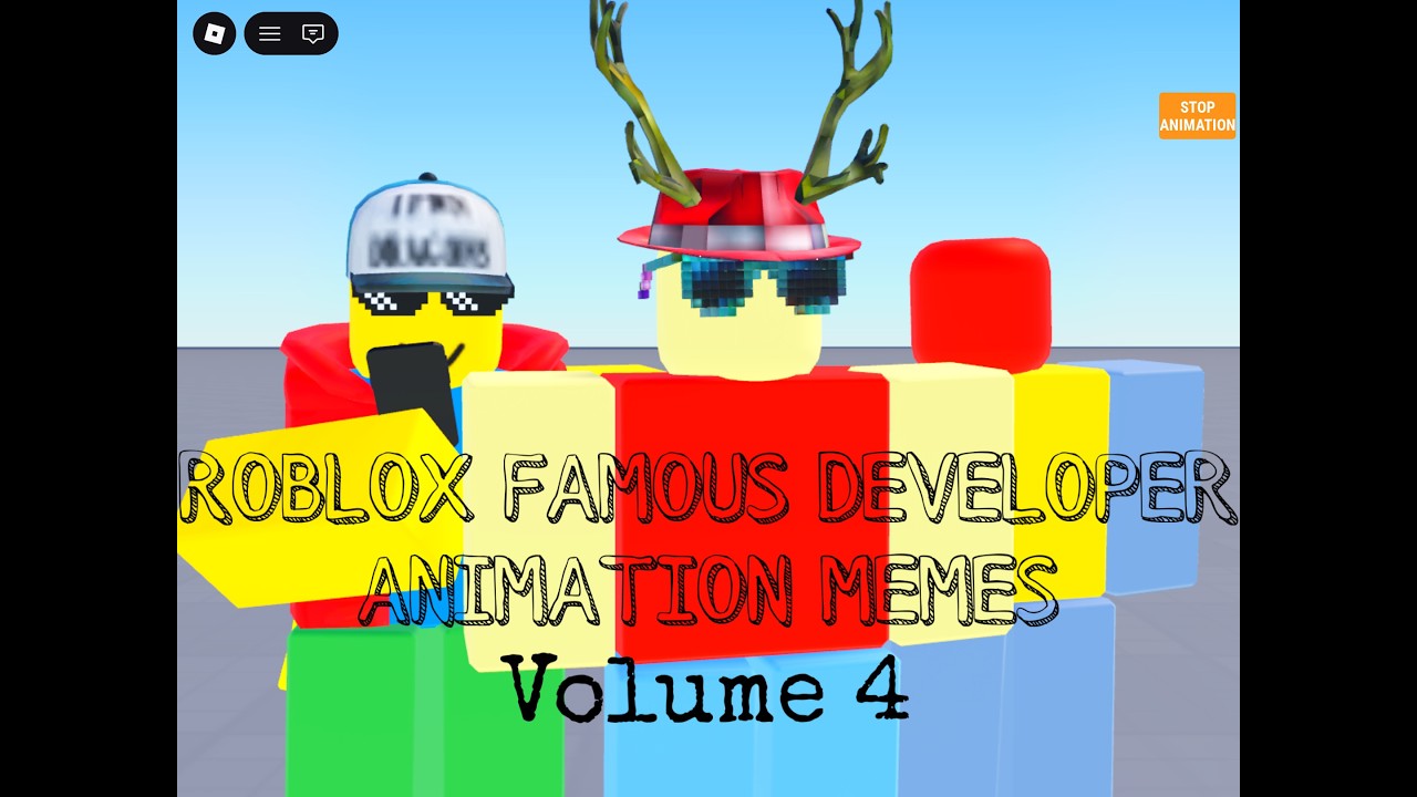 Мемы с анимацией известных разработчиков Roblox (том 4)