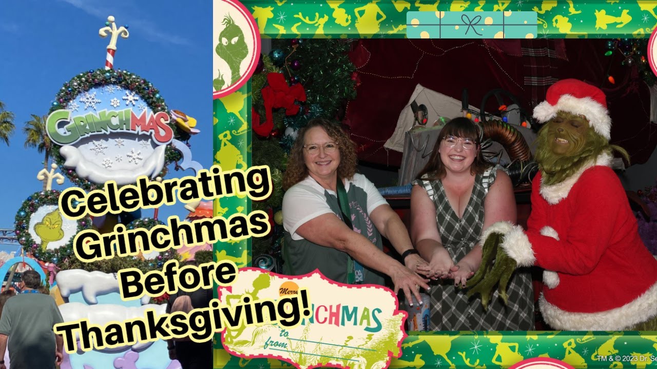 Grinchmas at Universal Orlando! Meeting the Grinch, Full Wholiday Spectacular Show and New Tree Lot