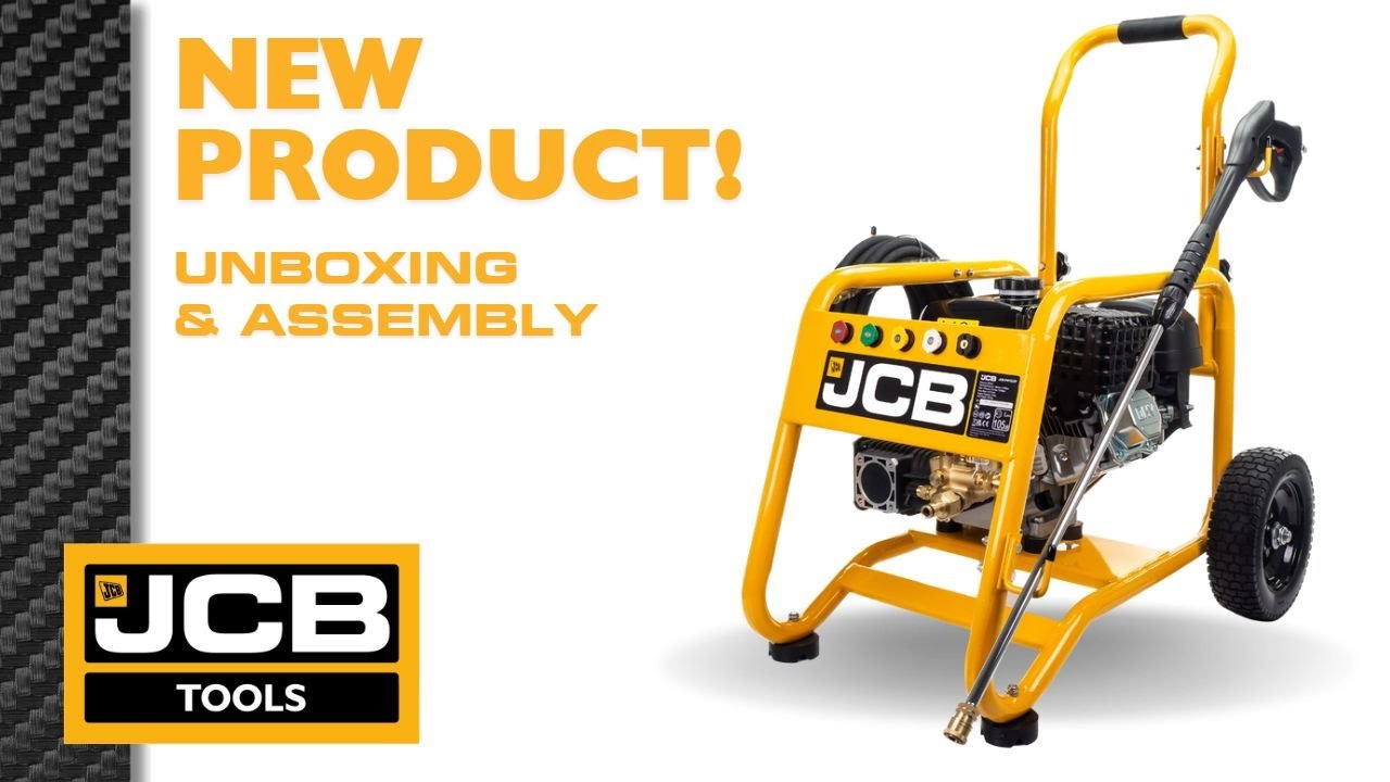 Unboxing the BRAND NEW JCB 3100psi 7.5hp Petrol Pressure Washer By JCB Tools [JCB-PW7532P]