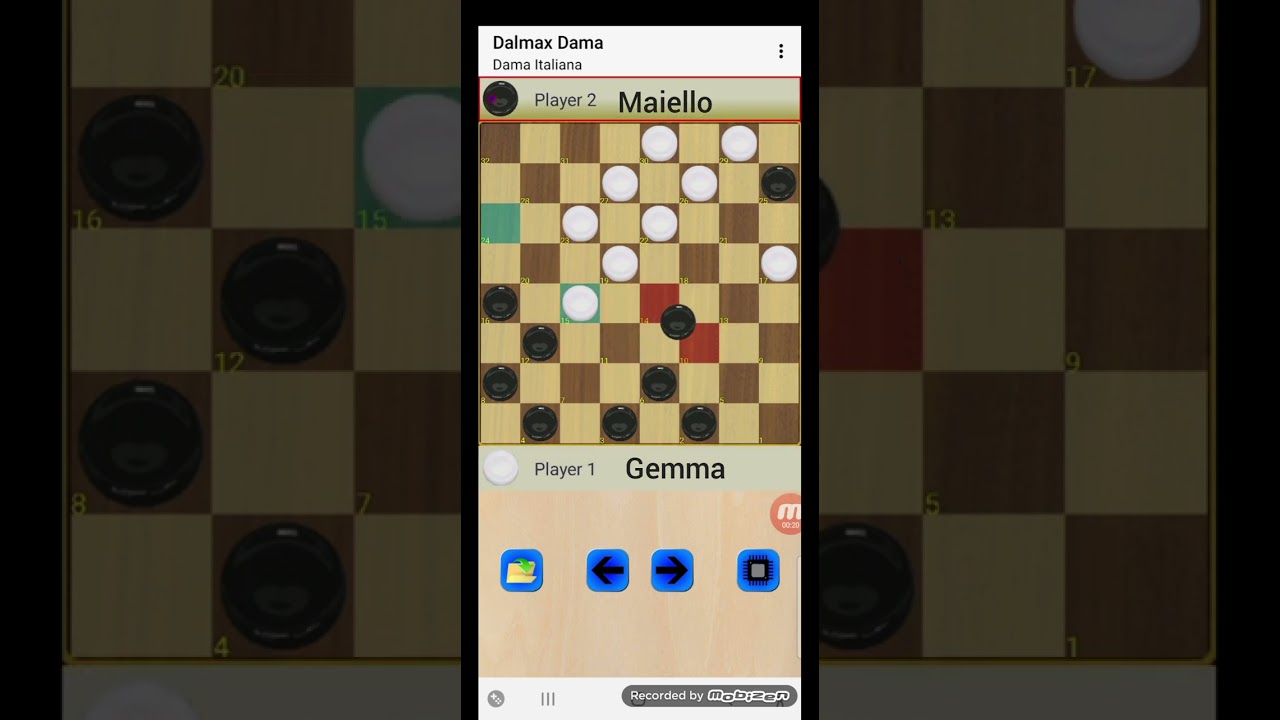 Dama Ita Maiello vs Gemma ( 87 assoluto 4 turno l'errore Teorico! )