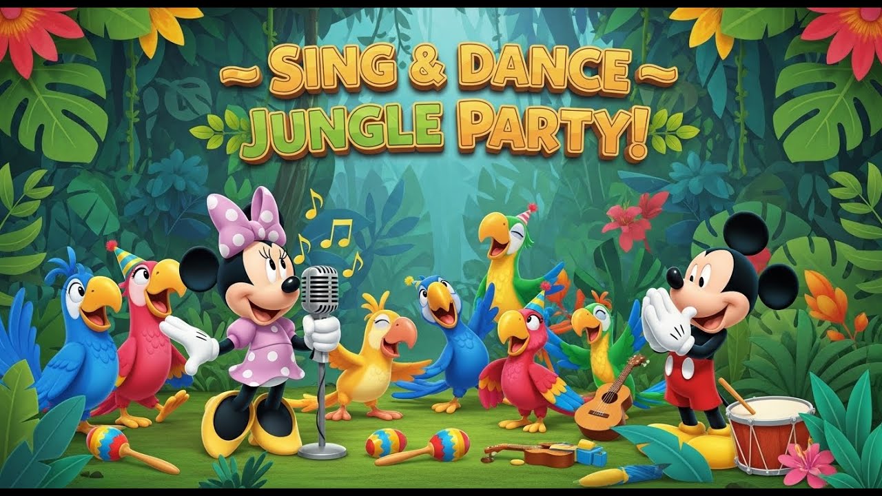 Best Jungle Party Ever with Mickey & Minnie