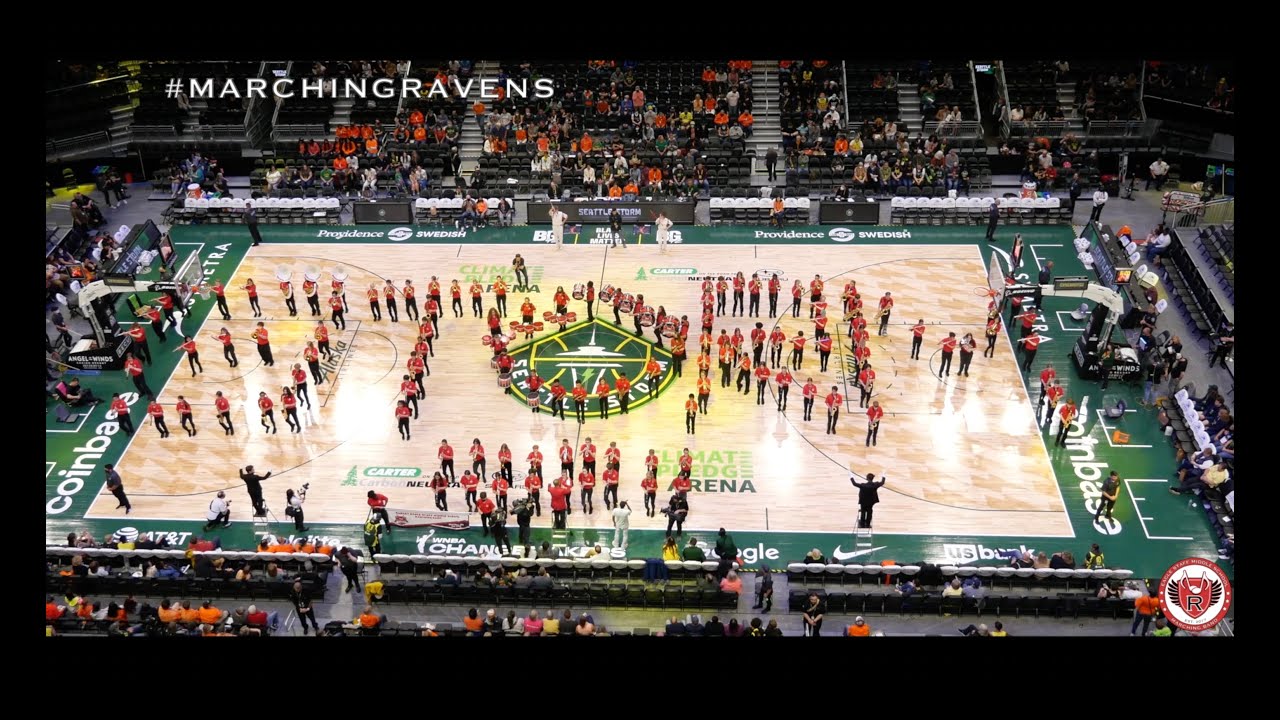 RESMS Marching Ravens | Seattle Storm Halftime Show ft. @CurtisAkeem @brucewaynedk83 & Alexandra F