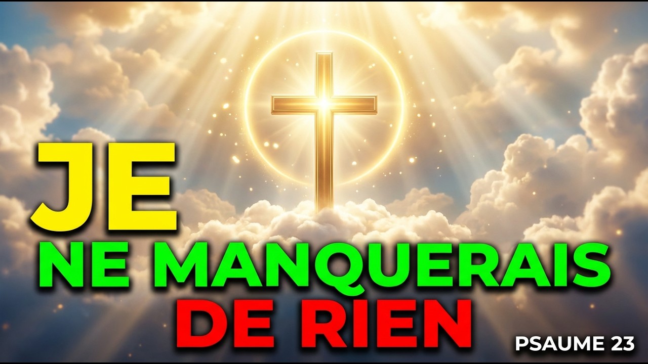 PSAUME 23 – JE NE MANQUERAI DE RIEN | PRIÈRE PROFONDE ET PROPHÉTIQUE