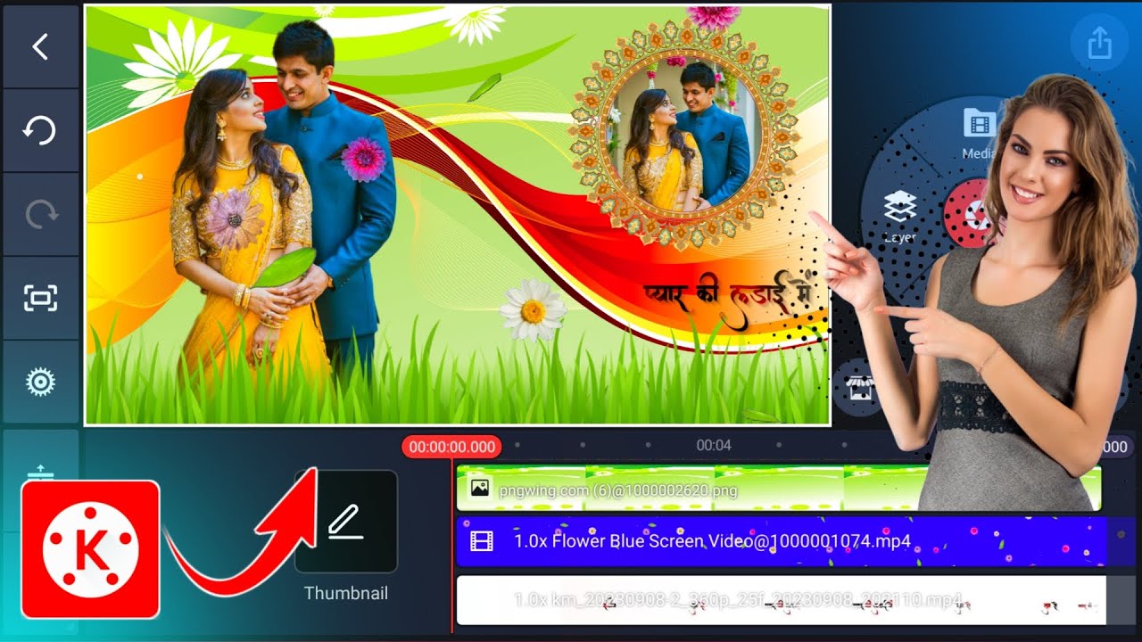 Whatsapp status video editing in kinemaster | Love status video