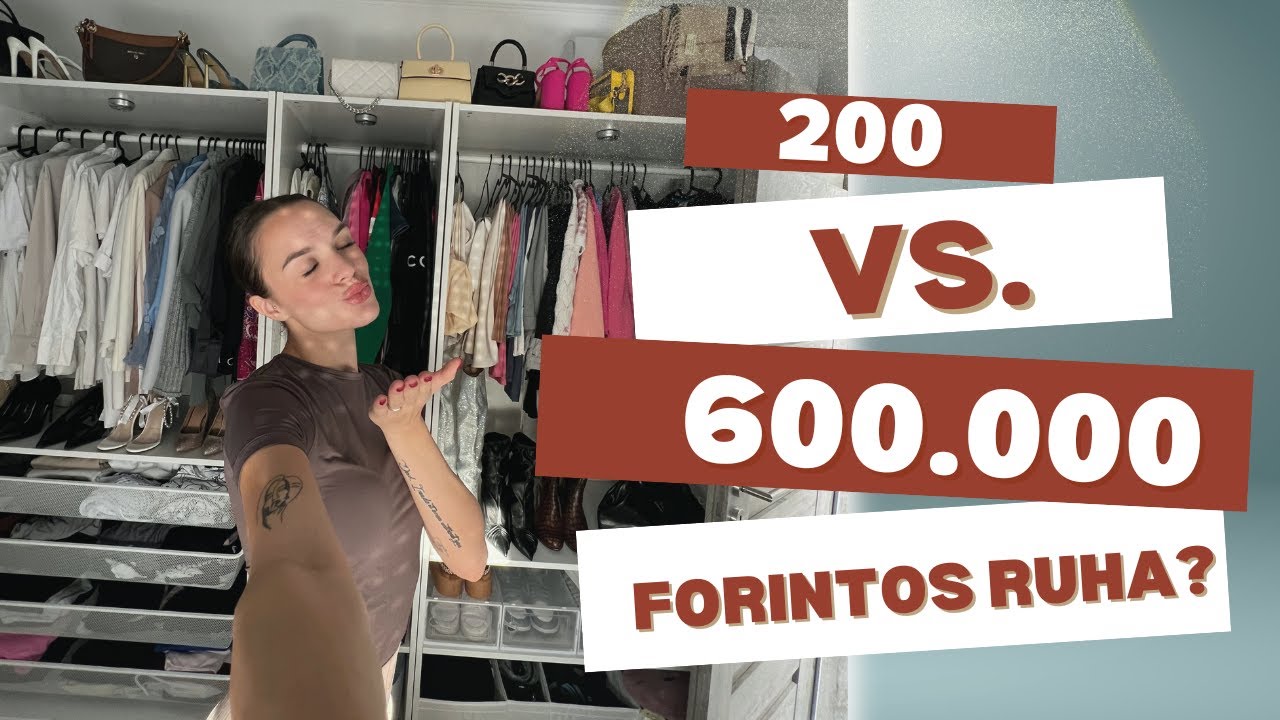 TURIS FOGÁSOK | 200 forintos vs. 600.000 forintos ruha