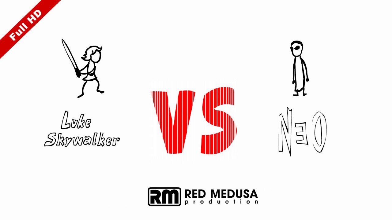 Animated Versus -  Luke Skywalker VS Neo FullHD