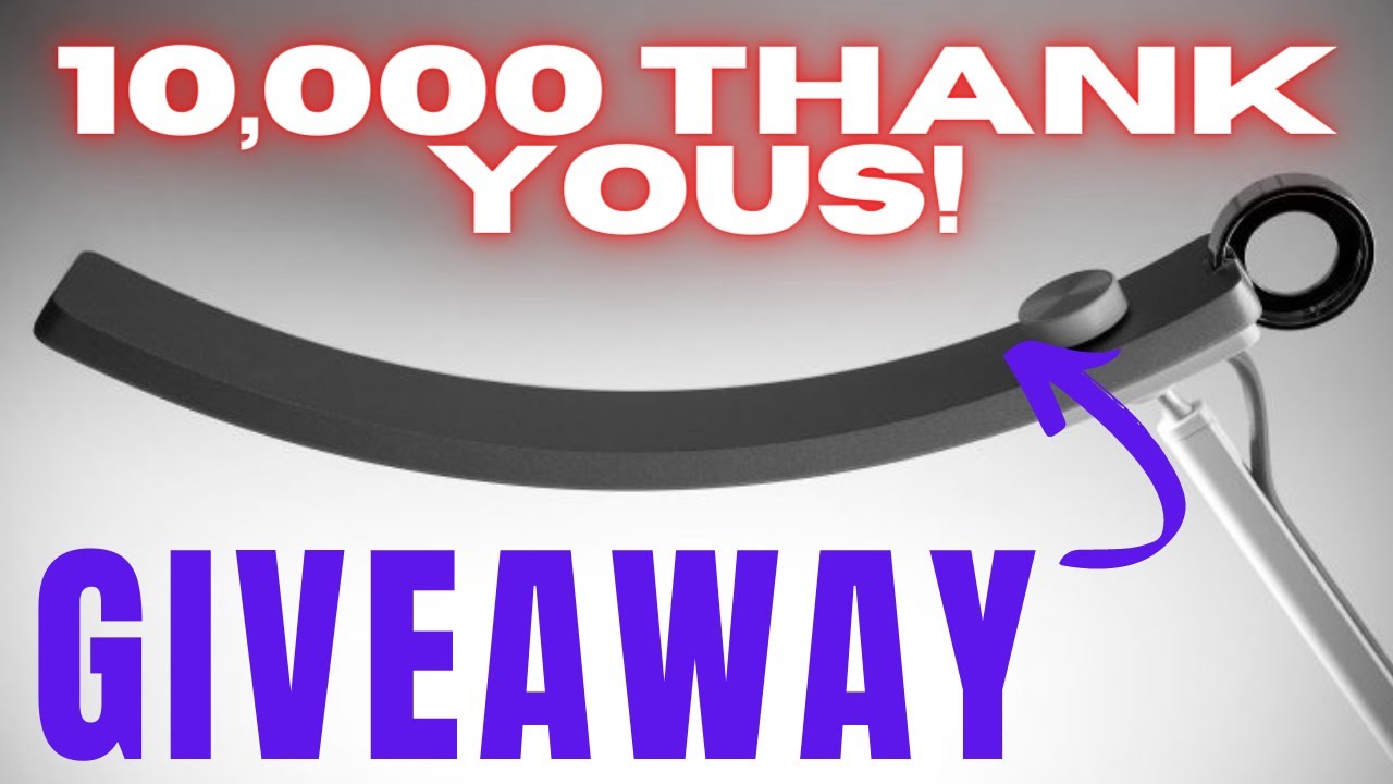 10,000 SUBSCRIBER GIVEAWAY! BENQ READING LAMP... FOR SCALE MODELLING
