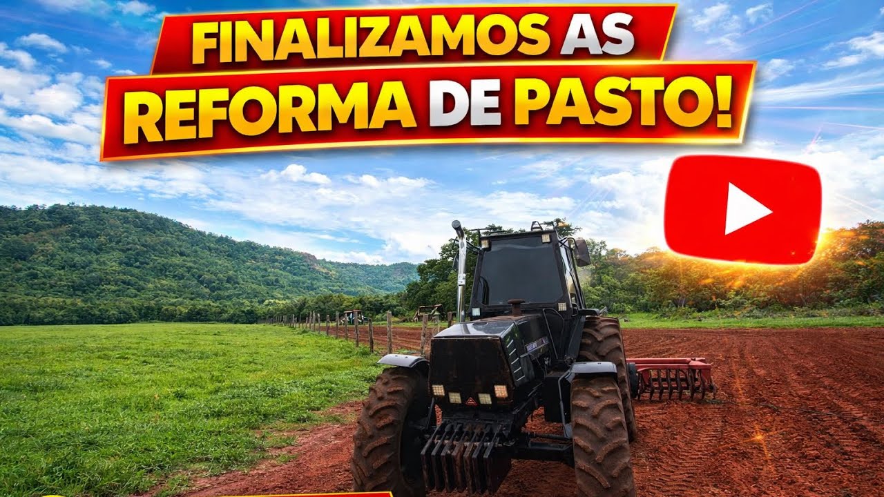 FINALIZAMOS A REFORMA DE PASTOS!