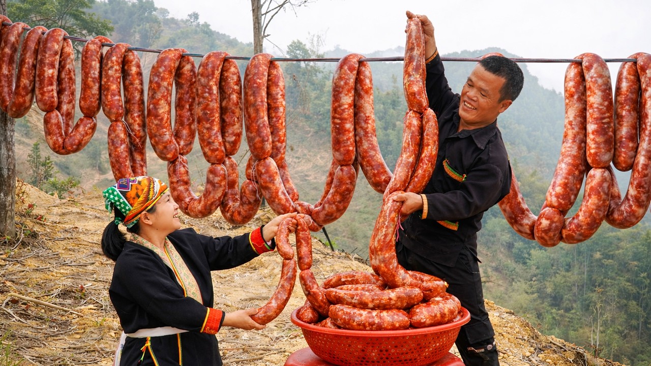 Traditional Lunar New Year Cooking by Dwarf Family | Rare Ethnic Food Traditions