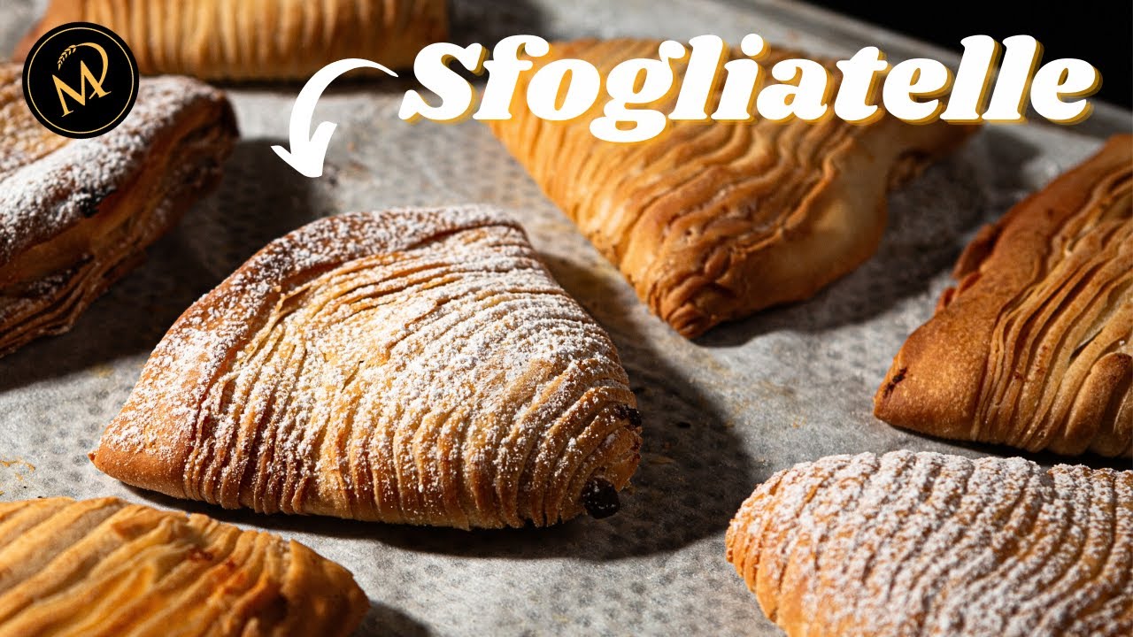 Sfogliatelle zu Hause selber backen - Sfogliatelle mit UrDinkel Mehl