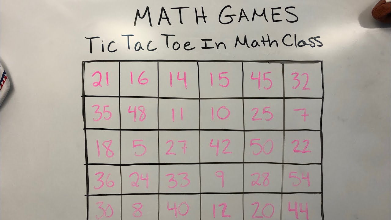 Math Tic Tac Toe Classroom Game Everyone Will Love