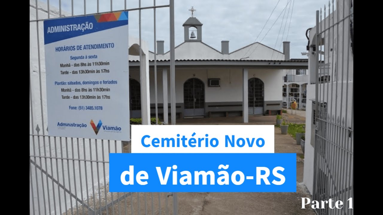 Visita a Cemitério Novo de Viamão RS Parte 1