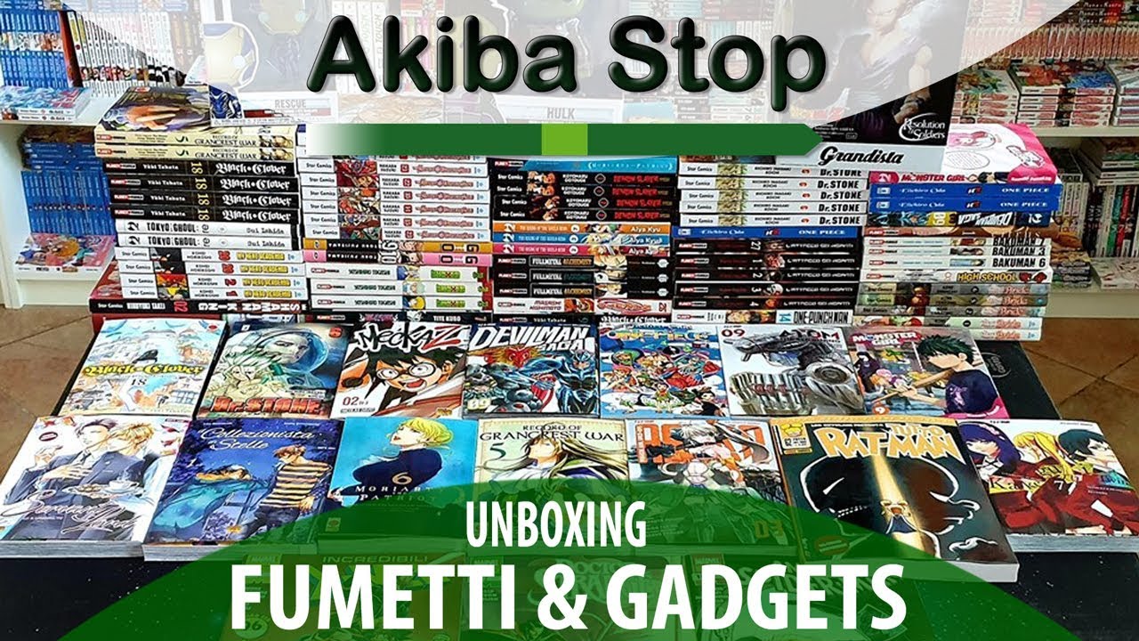 [UNBOXING] Novità Fumetti e Gadget Prima Settimana Agosto 2019