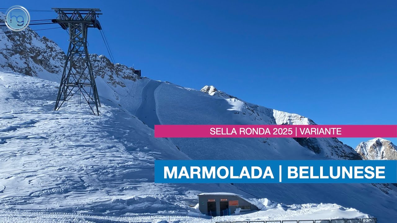 Marmolada im Januar 2024 | 4K