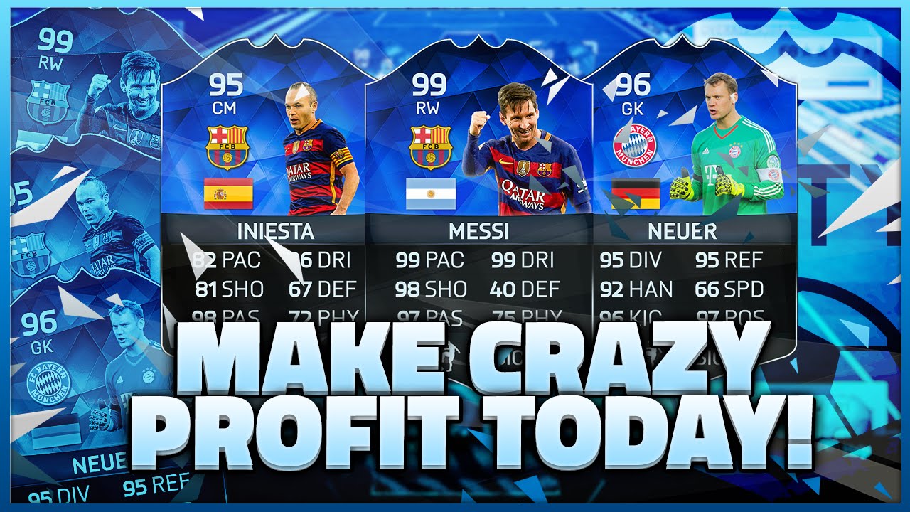 FIFA 16: HOW TO MAKE CRAZY PROFIT TODAY - BEST DAY FOR INVESTING!!