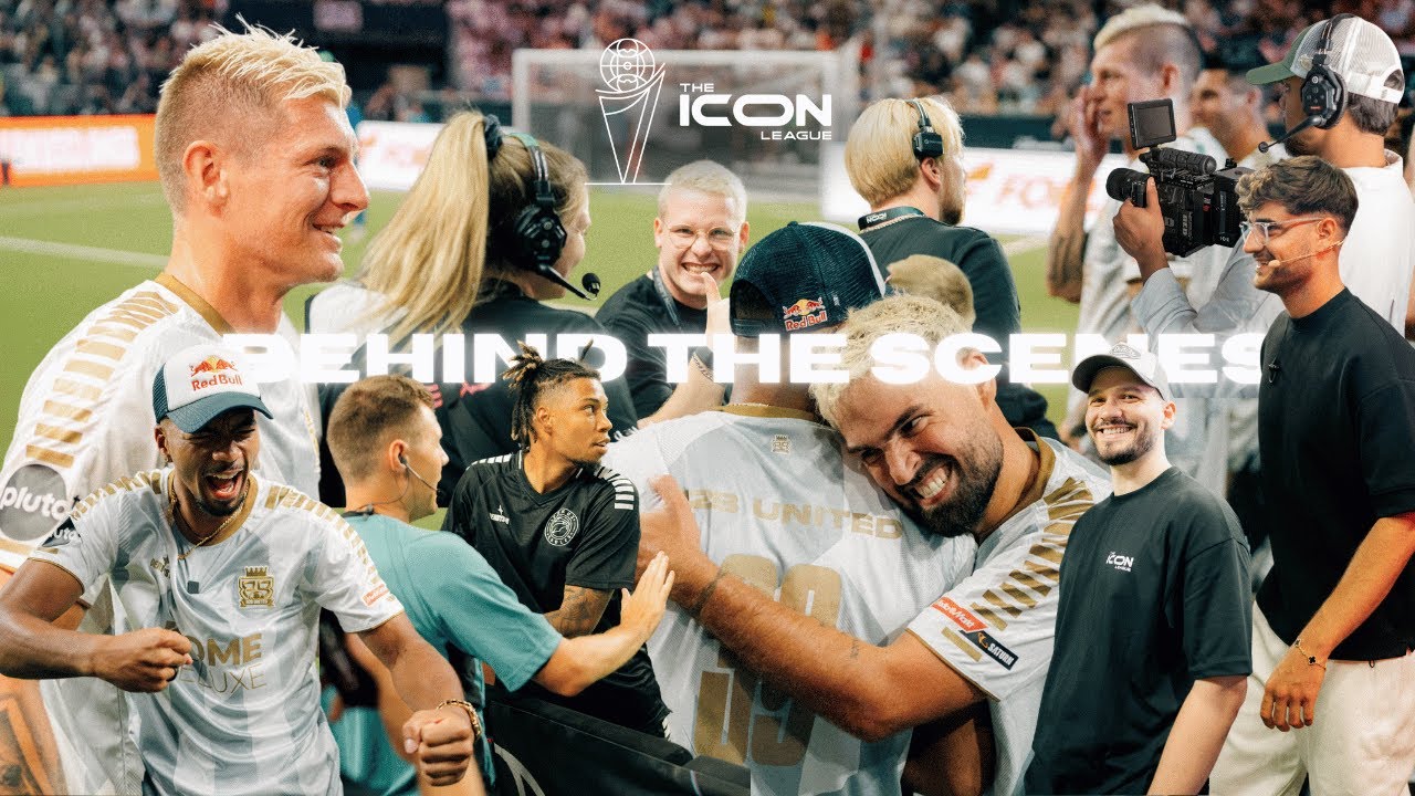 Vom Spielfeld bis in die Sozialen Medien: Wie wir den Fußball-Content der Icon League filmen! 📱⚽