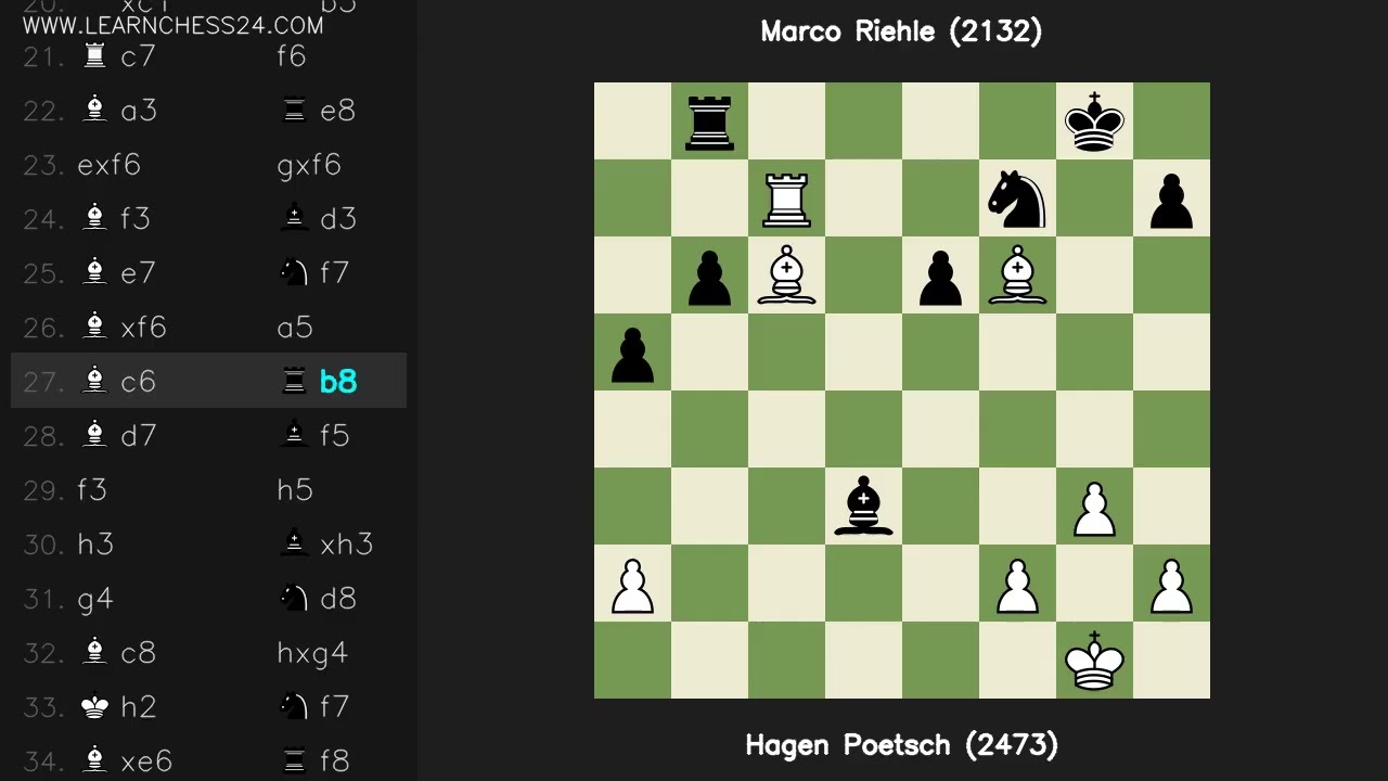 London-System: Hagen Poetsch (2473) vs Marco Riehle (2132)