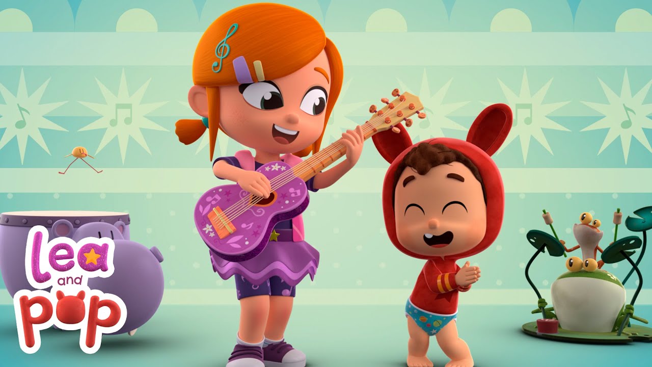 A Ram Sam Sam and other Songs for Kids | Cartoons & Baby Songs with Lea and Pop | Nursery Rhymes