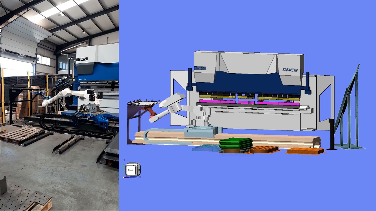Metalix MRobot PRCB Robotic Bending Simulation