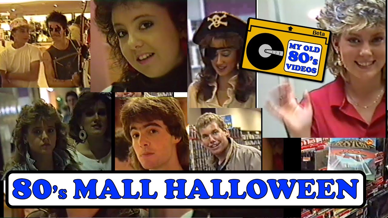 80s MALL HALLOWEEN - CARY VILLAGE MALL 10-31-1986 - EIGHTIES HIGH SCHOOL TEENS Cary, North Carolina