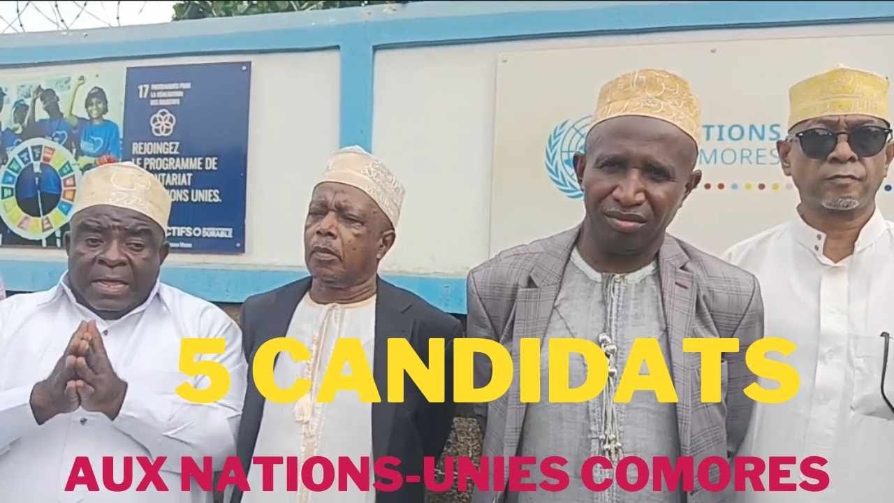 EN DIRECT, 🇰🇲 :  la situation actuelle aux Comores, Les 5 candidats opposants d'AZALI au siège de