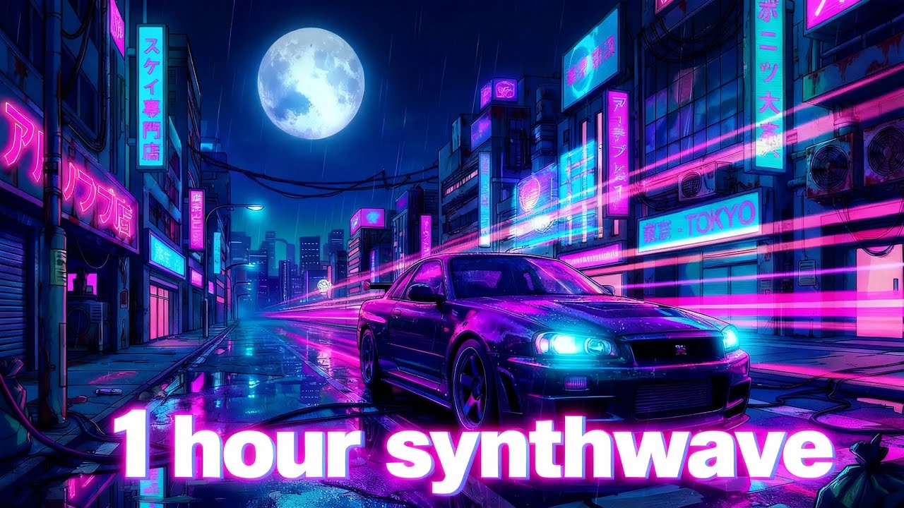 R U S T - 📀 S Y N T H W A V E - One Hour Playlist - Synthwave / Vaporwave🎵