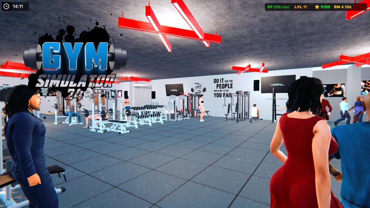 Gym Simulator Full Gameplay [No Commentary]