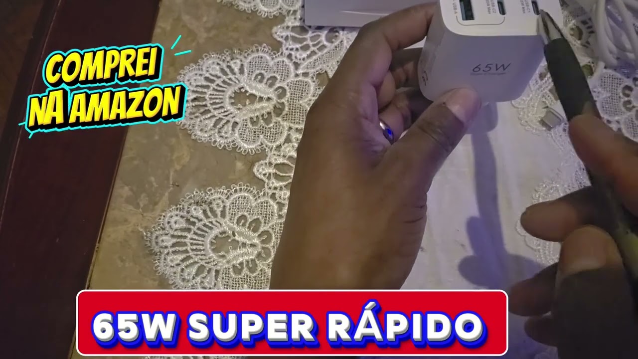 CAREGADOR TOPADRE 65W- SUPER RÁPIDO VALE A PENA?