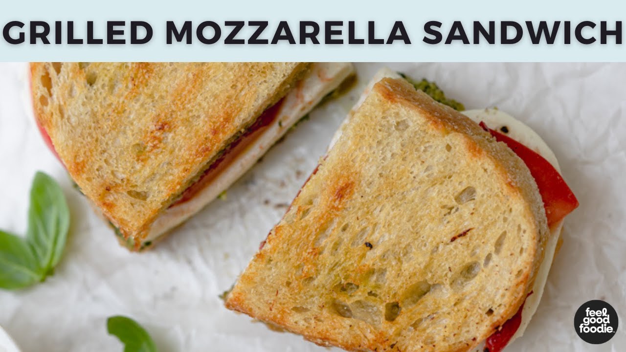 GRILLED Mozzarella & Pesto Sandwich