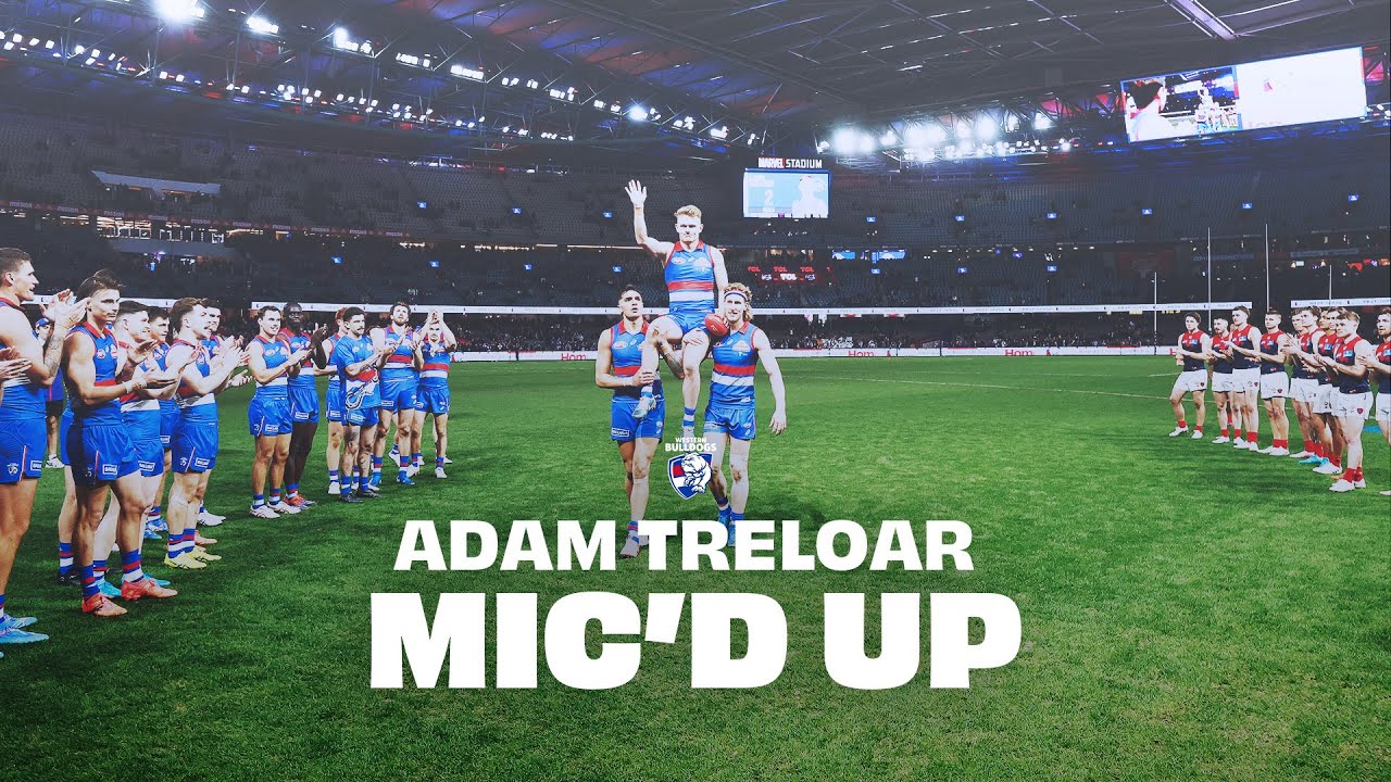We mic'd up Adam Treloar before his 250th Game