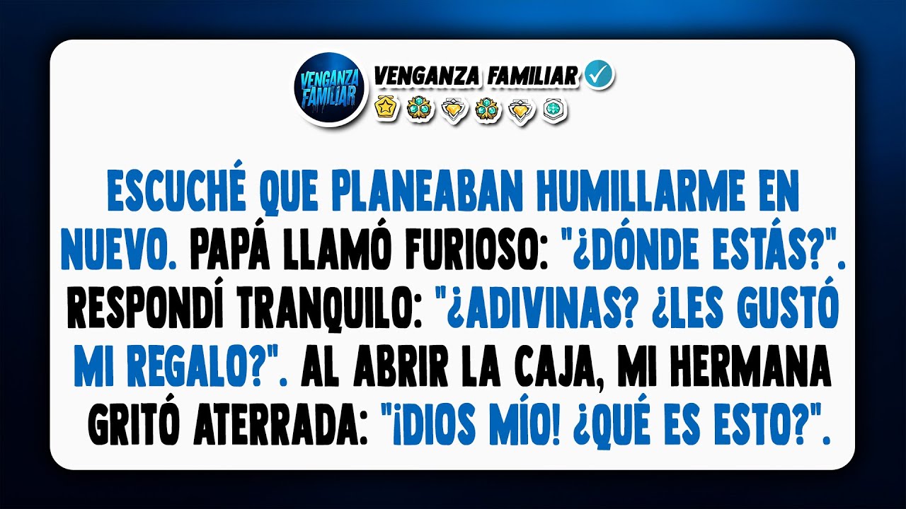 Escuché que mi familia planea avergonzarme en la fiesta de Año Nuevo. Así que yo...