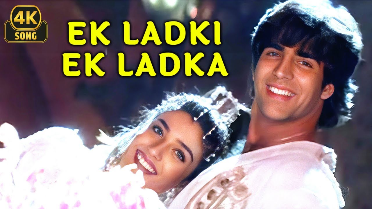 Ek Ladki Ek Ladka - Barood (1998) | Kumar Sanu & Alka Yagnik | Romantic Bollywood Song | 4K Video