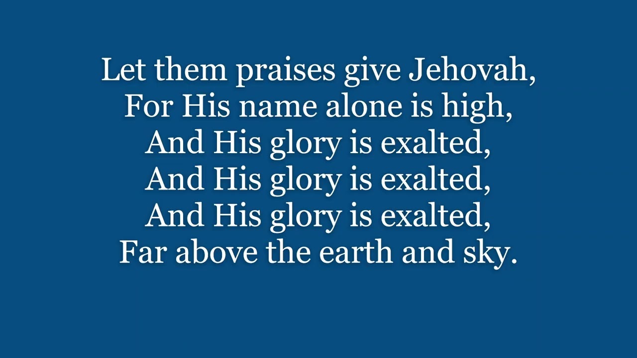 Hallelujah Praise Jehovah
