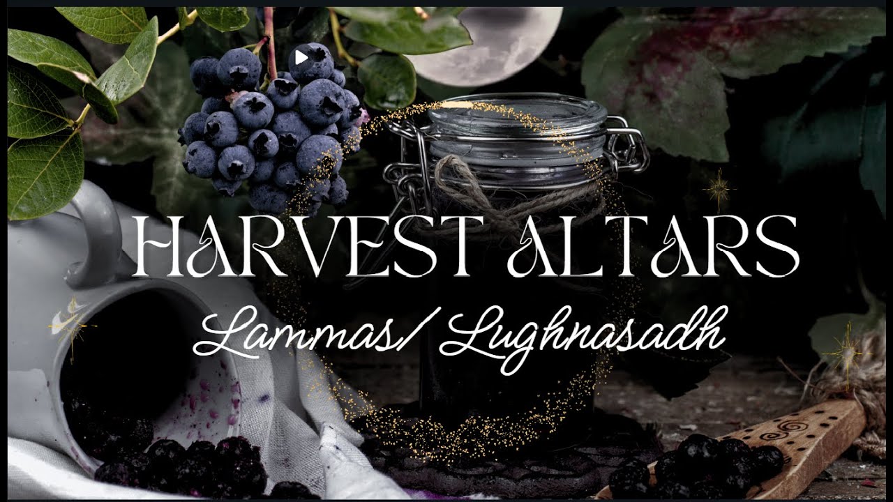 Witchy Lammas Altars | 1 Hour Ambient Pagan Summer Festival with Rain, Candlelight & Harvest Sounds