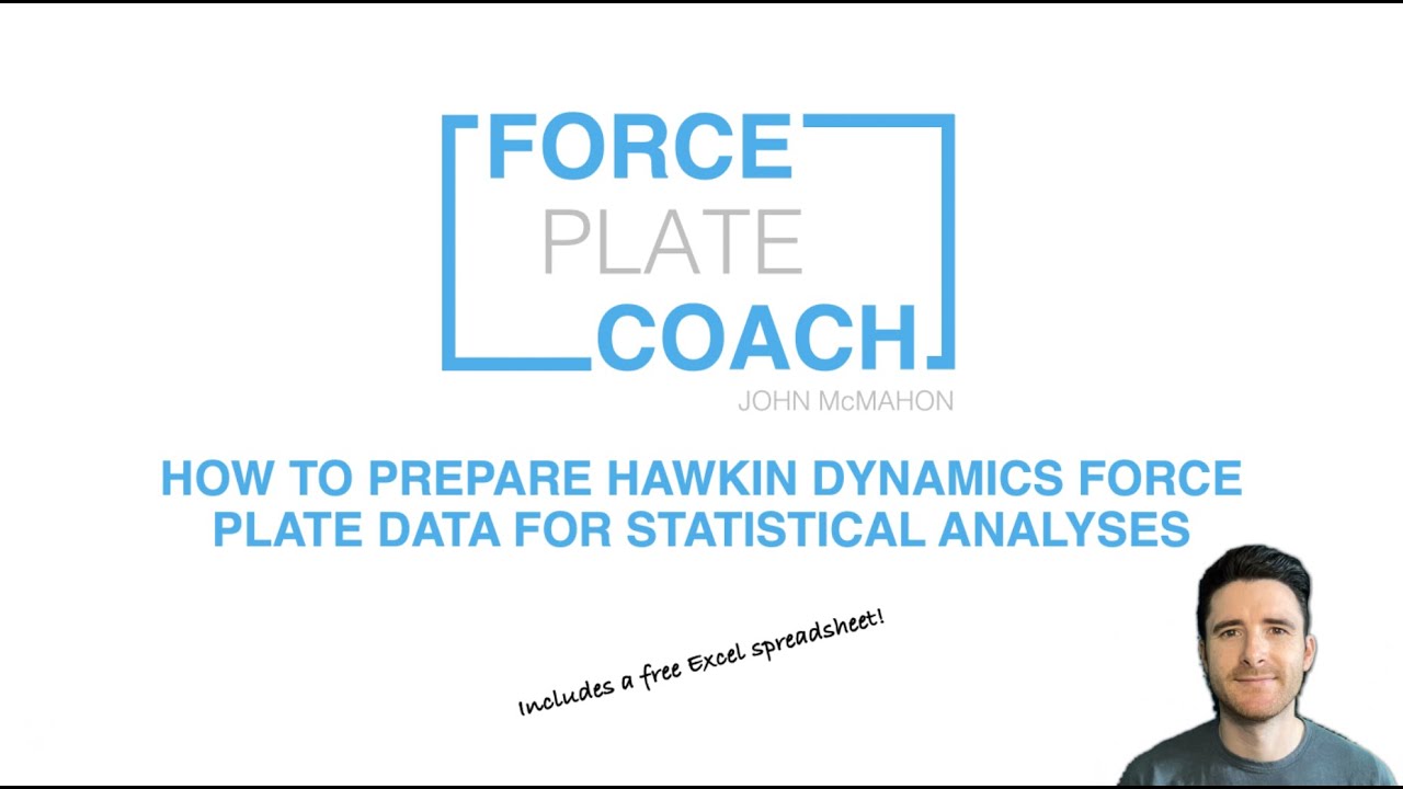 How to prepare Hawkin Dynamics force plate data for statistical analyses