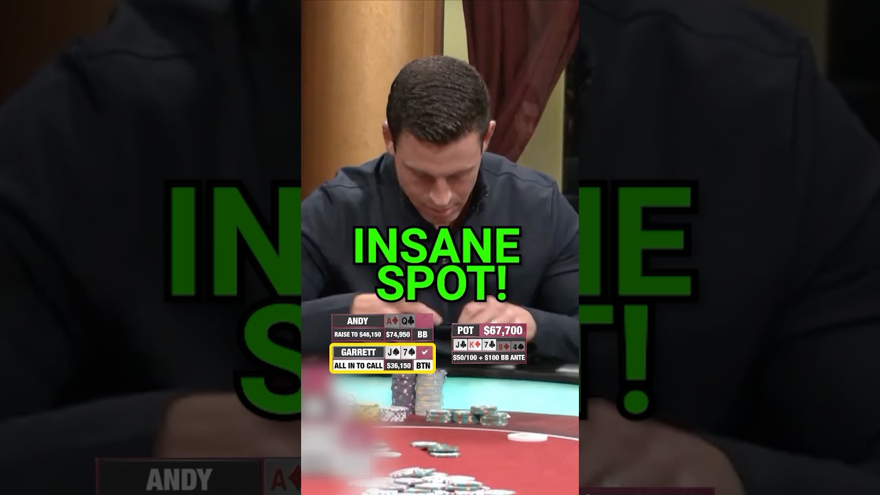 Nobody ever bluffs here&hellip;Ehhh, f*** it! #poker #livestream #gambling #shorts