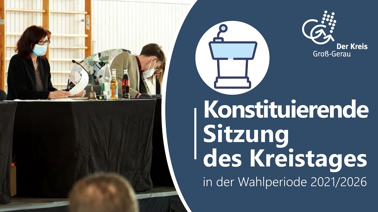 Konstituierende Sitzung des Kreistages in der Wahlperiode 2021/2026