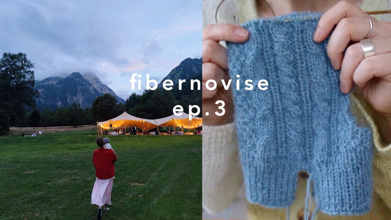 ep. 3 / making wedding guest outfits, the ultimate baby gift knit and my first cable project