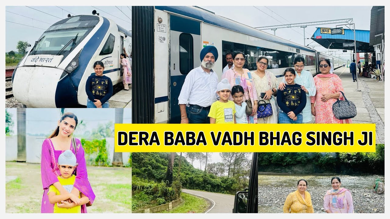 Dera Baba Vadbhag Singh Ji by Train Delhi to Himachal to Delhi in 22 Hours ✨🫶 #babavadbhagsinghji
