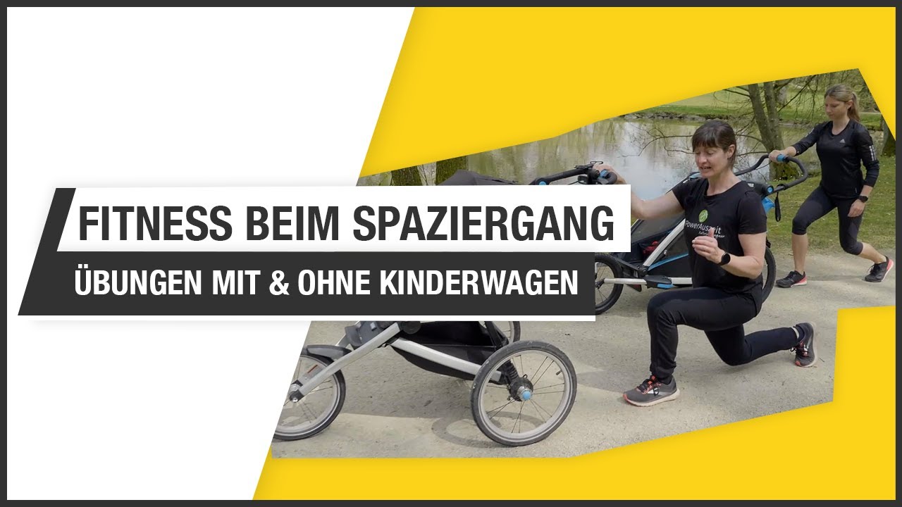 Übungen mit und ohne Kinderwagen | Fit bleiben nach der Schwangerschaft | #healthyHUK