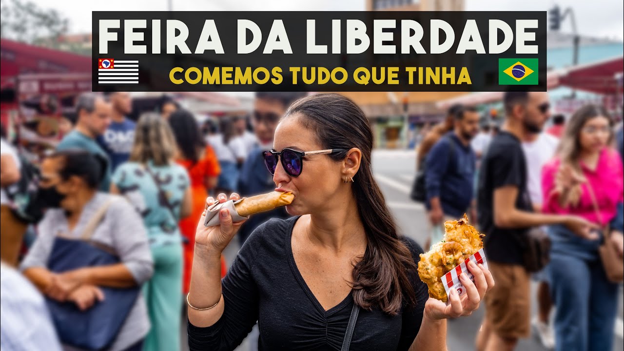FEIRA DA LIBERDADE SP: COMEMOS TUDO DA CULINÁRIA ASIÁTICA NO BAIRRO DA LIBERDADE 🇧🇷