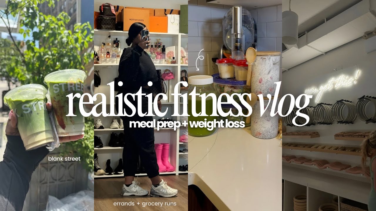 Vlog: *realistic* Fitness Journey! LOSING 60 Pounds?! DIET Routines + Fitness and Consistency Tips