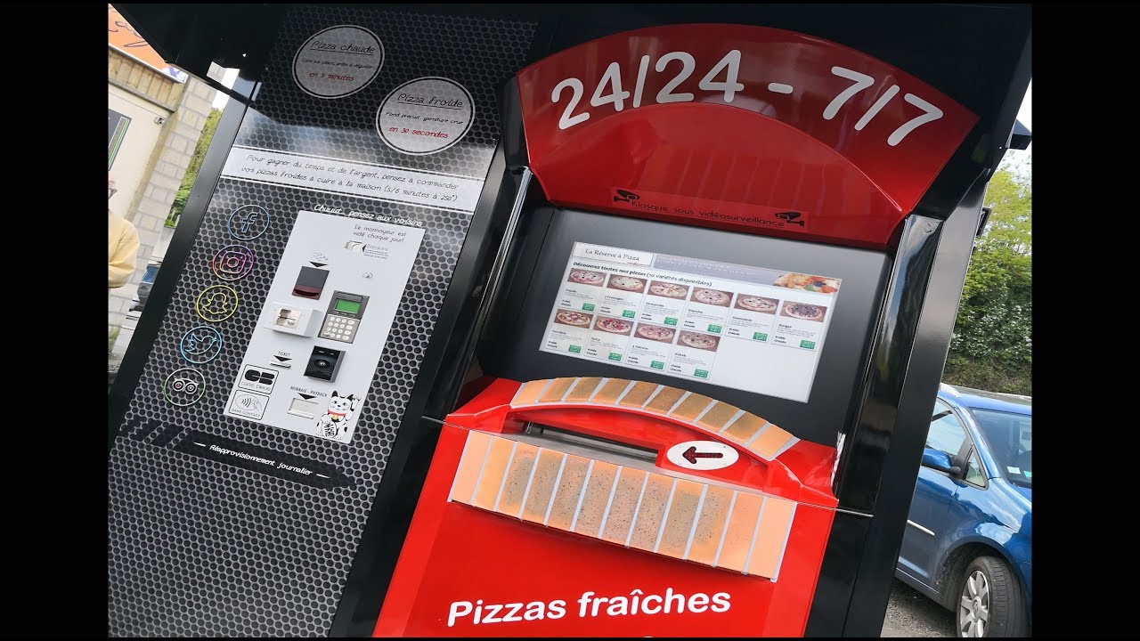 Distributeur automatique de pizzas, comment ça marche?