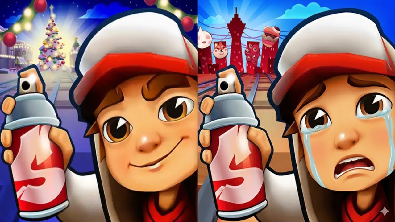 Subway surfers : Winter wonderland 2024 🆚 Osaka 2025 Map Comparison 