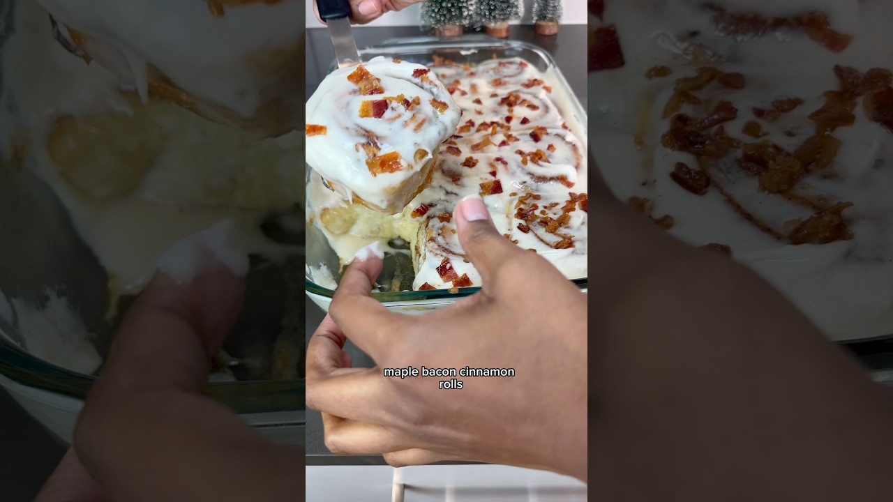 How to Make Maple Bacon Cinnamon Rolls
