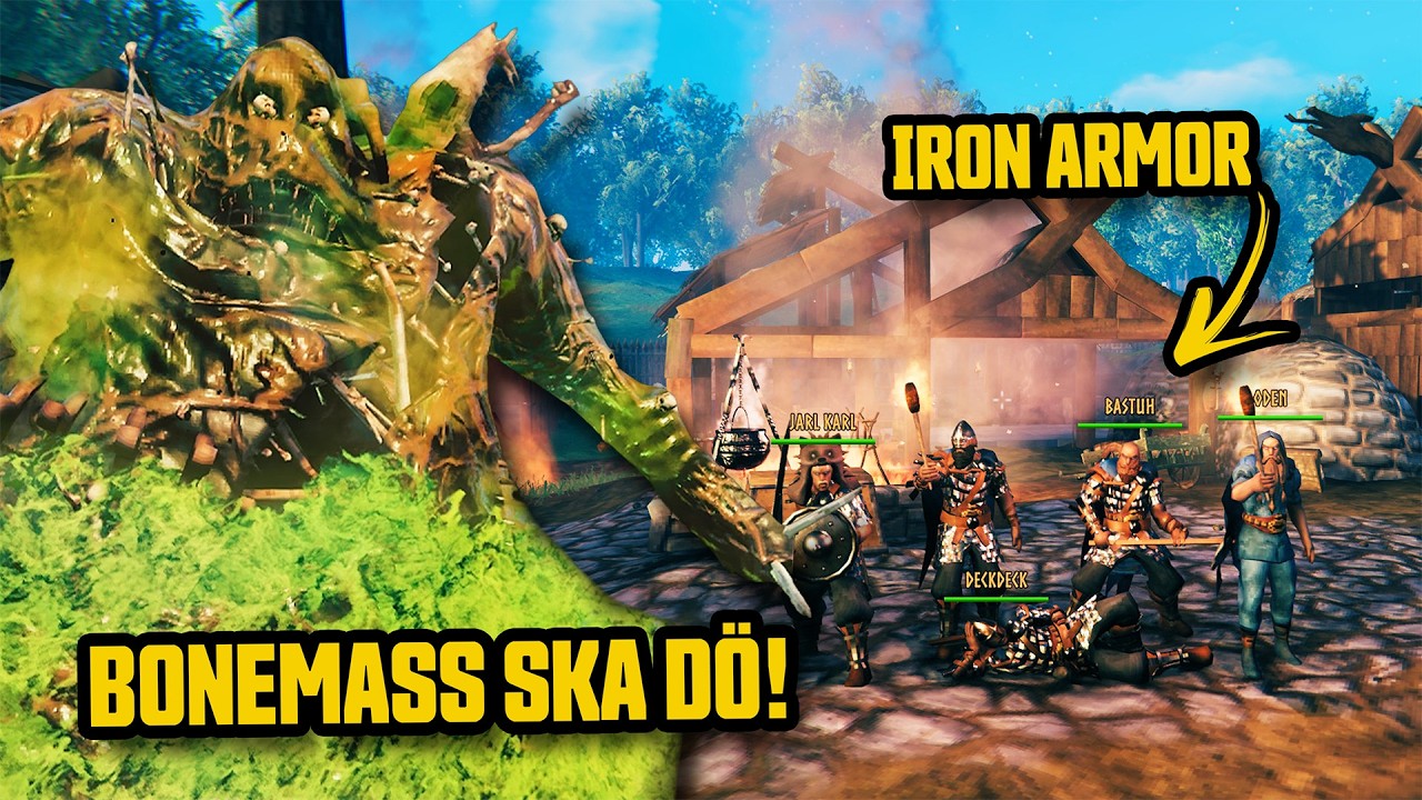 TREDJE BOSSEN (BONEMASS) SKA VVVÄCK! | Valheim session #10 | Powered by CHERRY XTRFY