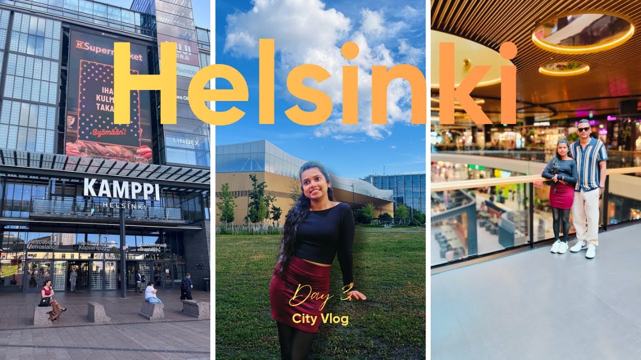 Helsinki City Tour✈️Day 3 | Oodi Library, Trams & Metro Adventure